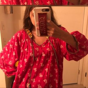 Calypso Pink Printed Blouse